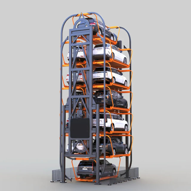 CE Certificate Smart Mechanical Multi Level Tower Vertical Circulation Rotary Parking System