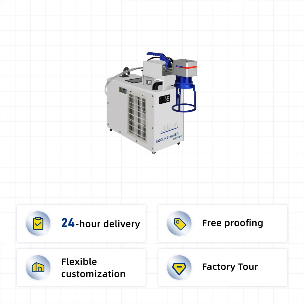 Portable Handheld Automotive Glass Barcode Printing 5W UV Laser Marking Machine with Water Cooling