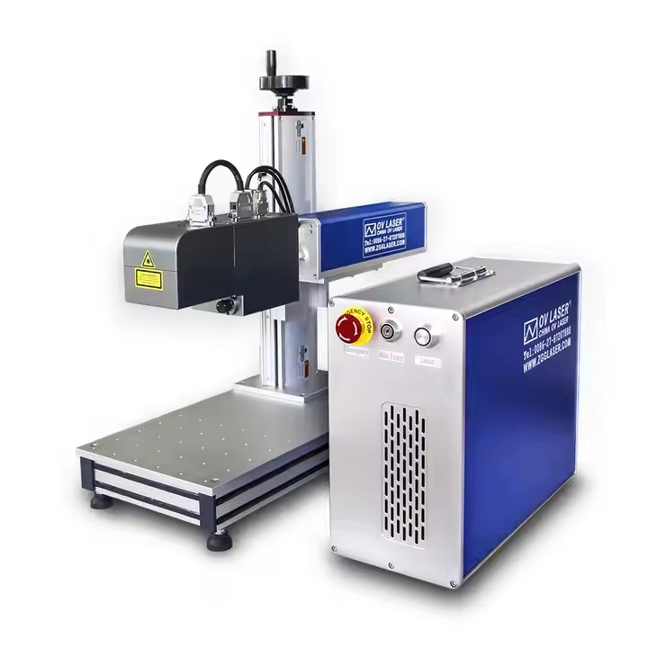 100W 3D Fiber Laser Marking Machine for Deep Engraving on Mold and Tools
