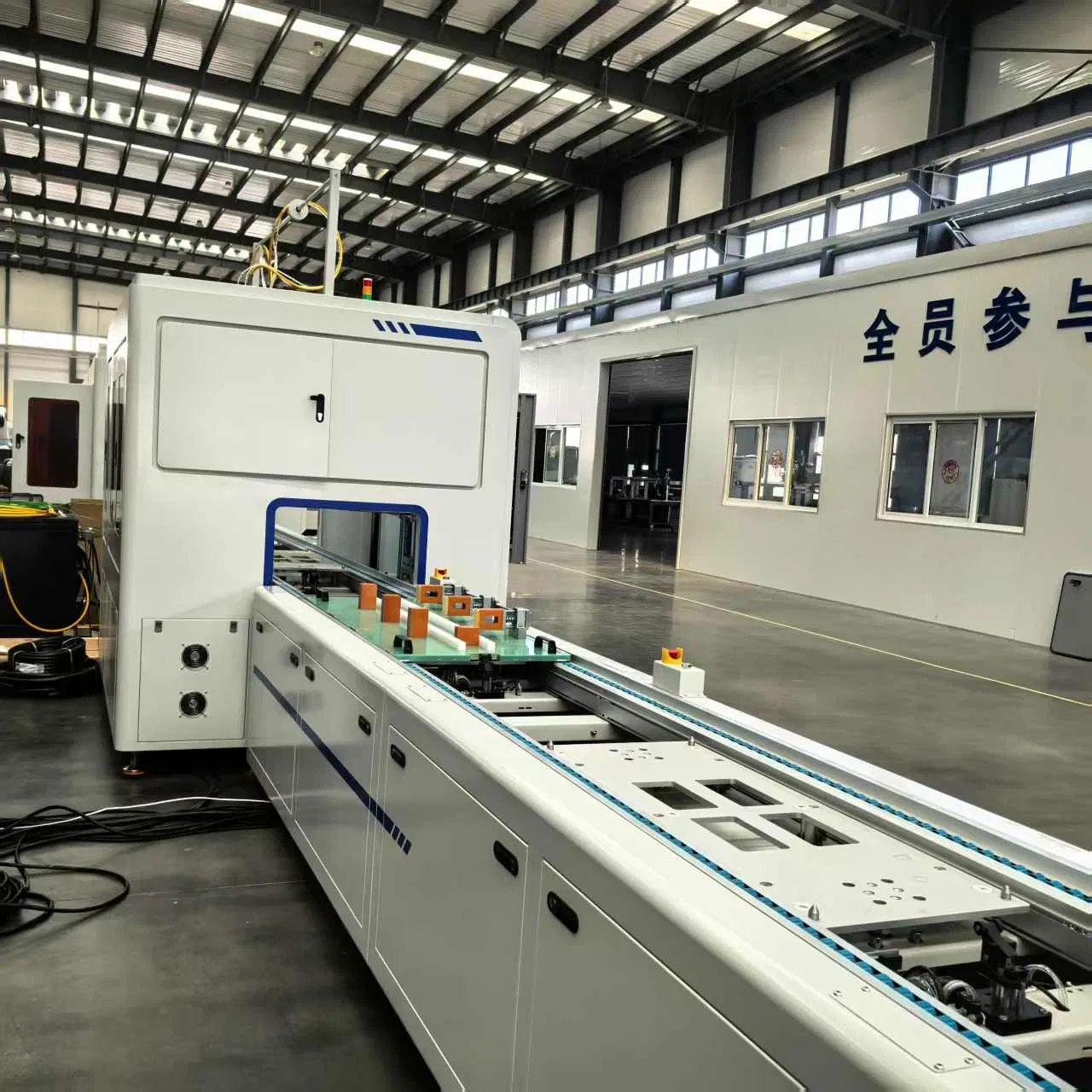 Automated Energy Storage Battery Assembly Line with Laser Welding Precision