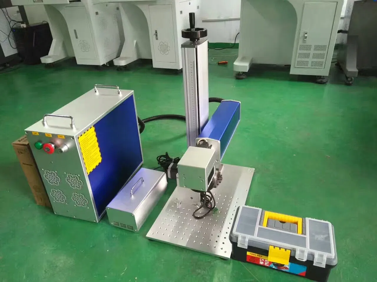 High Precision High Speed Smart Fiber Laser Marking Equipment with Computer Built-in