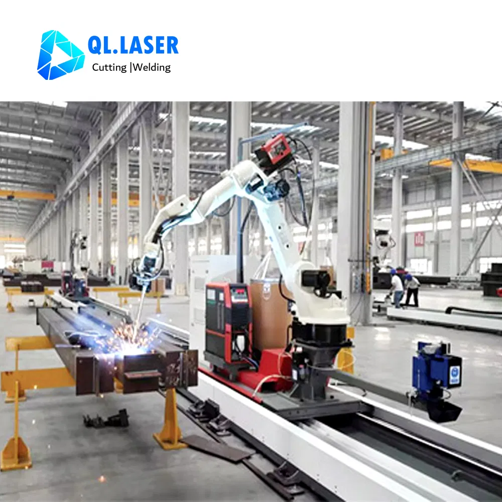 New Technology Industrial Robotic Welding Cells with Welding Process Library