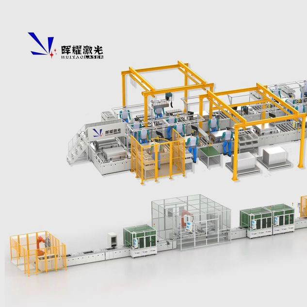 Energy Storage Battery Module Automated Assembly and Welding Production Line