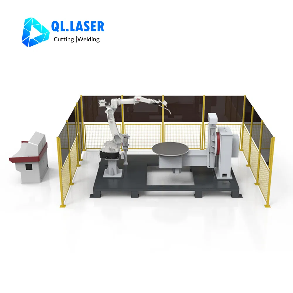 New Technology Industrial Robotic Welding Cells with Welding Process Library