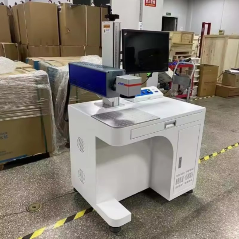 Raycus Jpt 50W 100W Fiber Laser Marking Machine Deep 3D 2D Engraving Personalized Metal Label Air Cooled Supports Ai Format