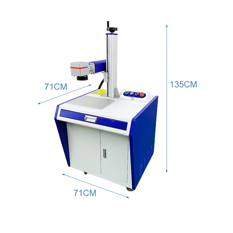 20W Laser Marking Equipment Fast Precise Engraving Plastic Leather All Metals