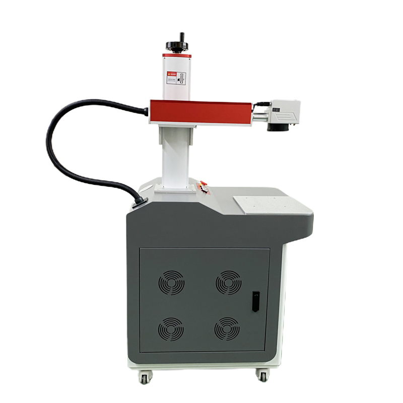 Desktop Fiber Laser Marking Machines with a Power Range of 20W to 100W Are Suitable for Marking on Stainless Steel Metals, Plastics, and Jewelry.