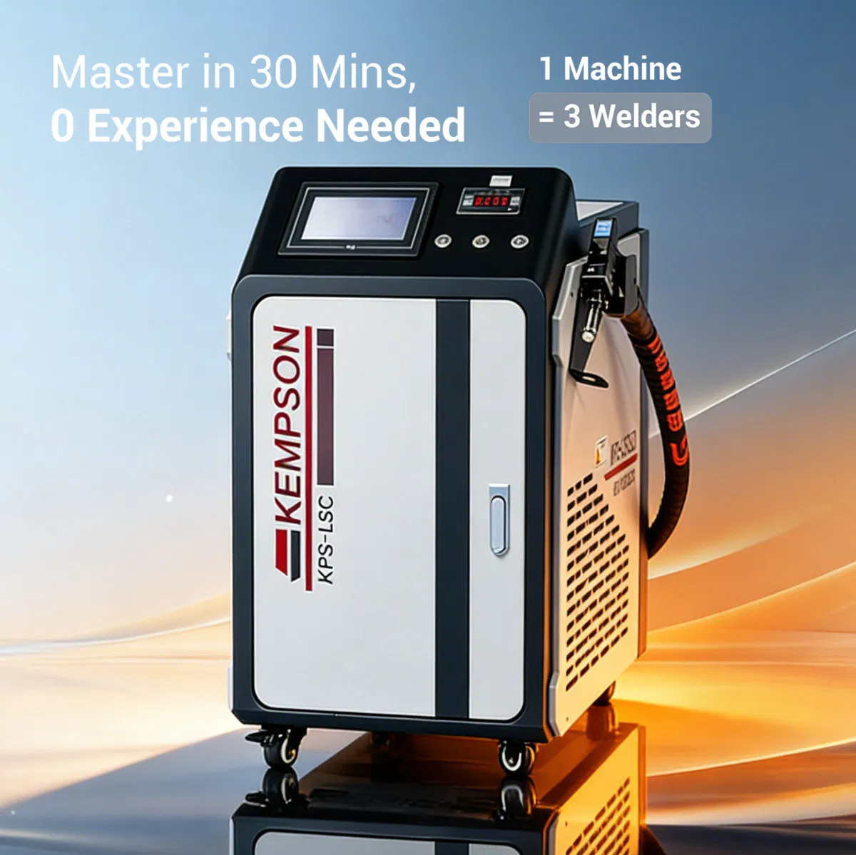 Automatic 3kw Portable Laser Welding System for Industrial Use