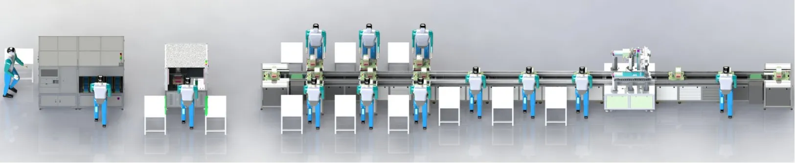 Pouch Battery Pack Assembly Line