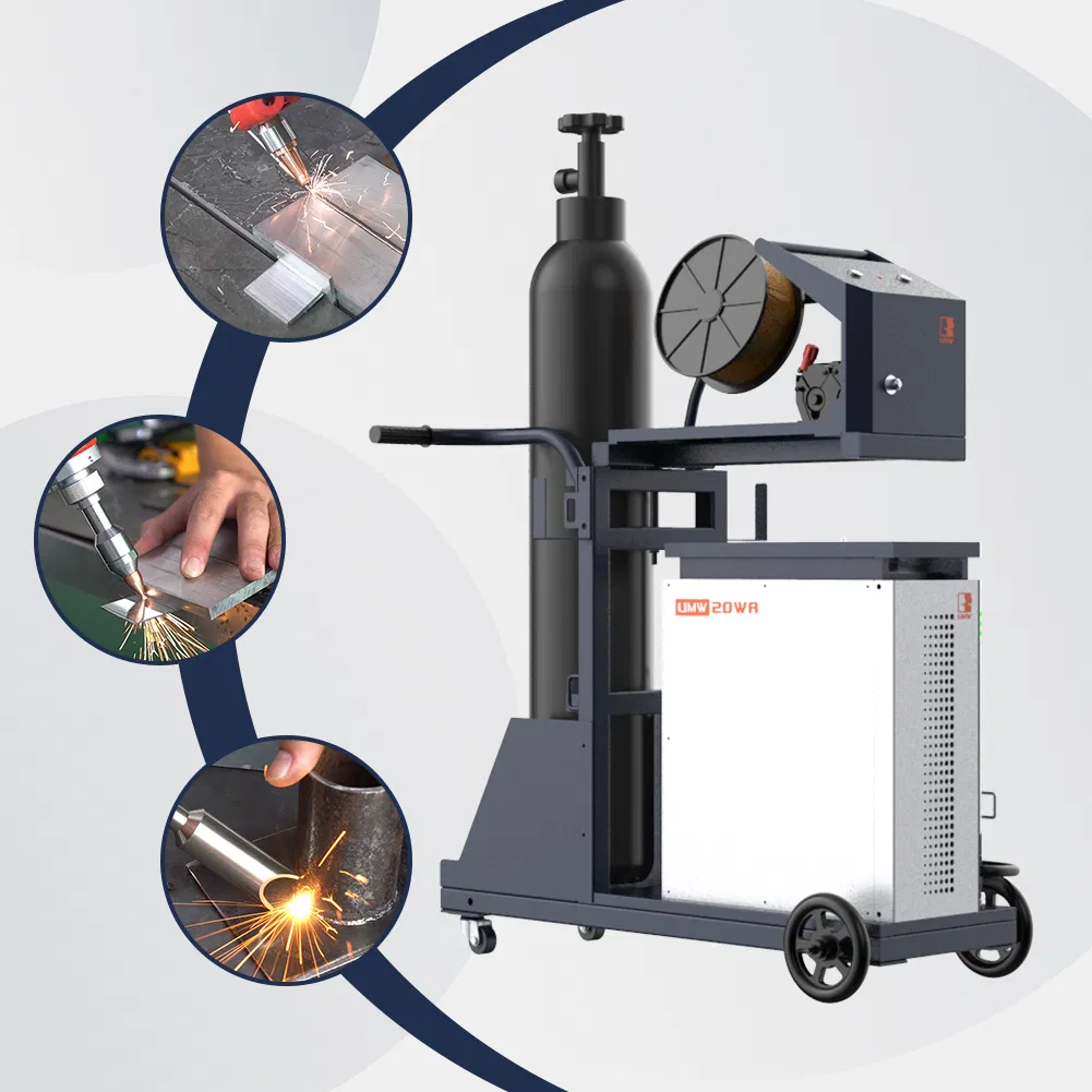 High-Power 1500W Portable Laser Welding System with Cart