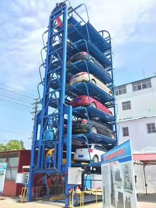 Smart Rotary Parking System for Car Storage Multilevel Car Parking System