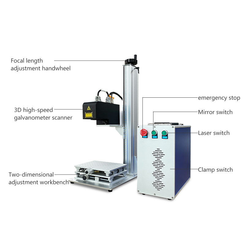 Durable Fiber High Temperature Resistance Laser Marking Equipment