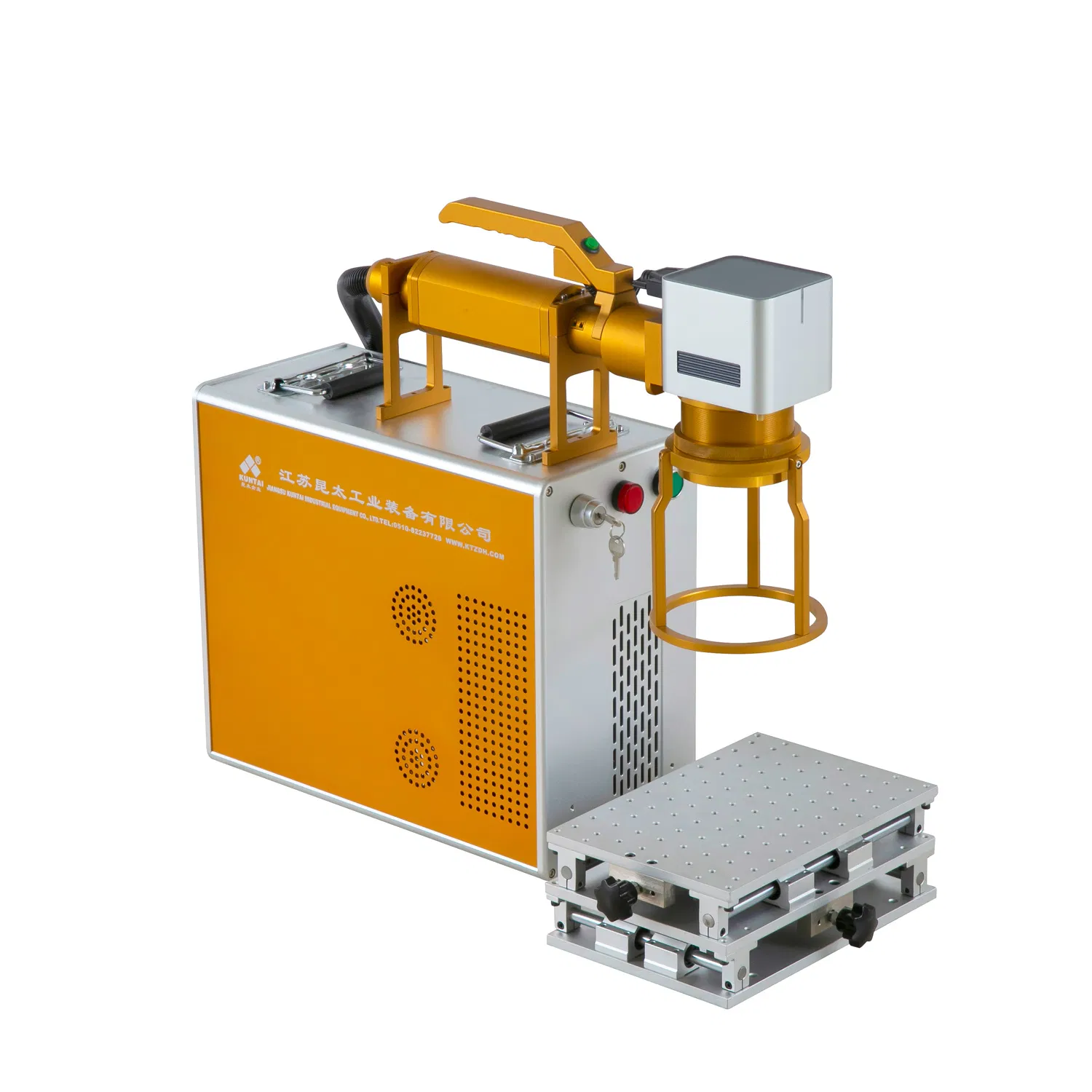 High Precision Fiber Laser Marking System for Metal Plate