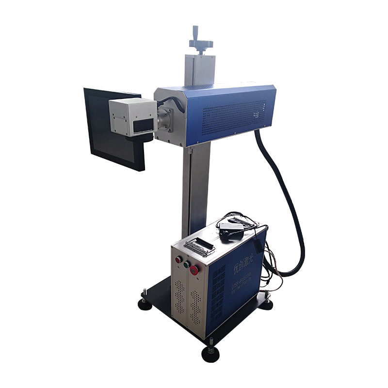 Portable Metal Plastic Barcode/Qr Code Printer Fiber UV CO2 Fiber Laser Marking Printing Deep Engraving Machine