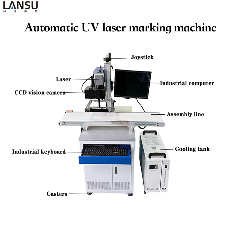 Lansu UV Laser Marking Equipment for Industrial Product Coding