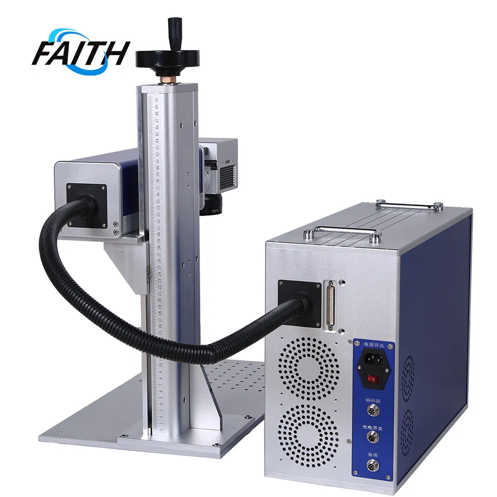 Faith Factory Supply Fiber/UV/CO2 Laser Marking Machine Batch Code Number Character Date Qr Code Aluminium Stainless Steel Auto Parts Laser Marking