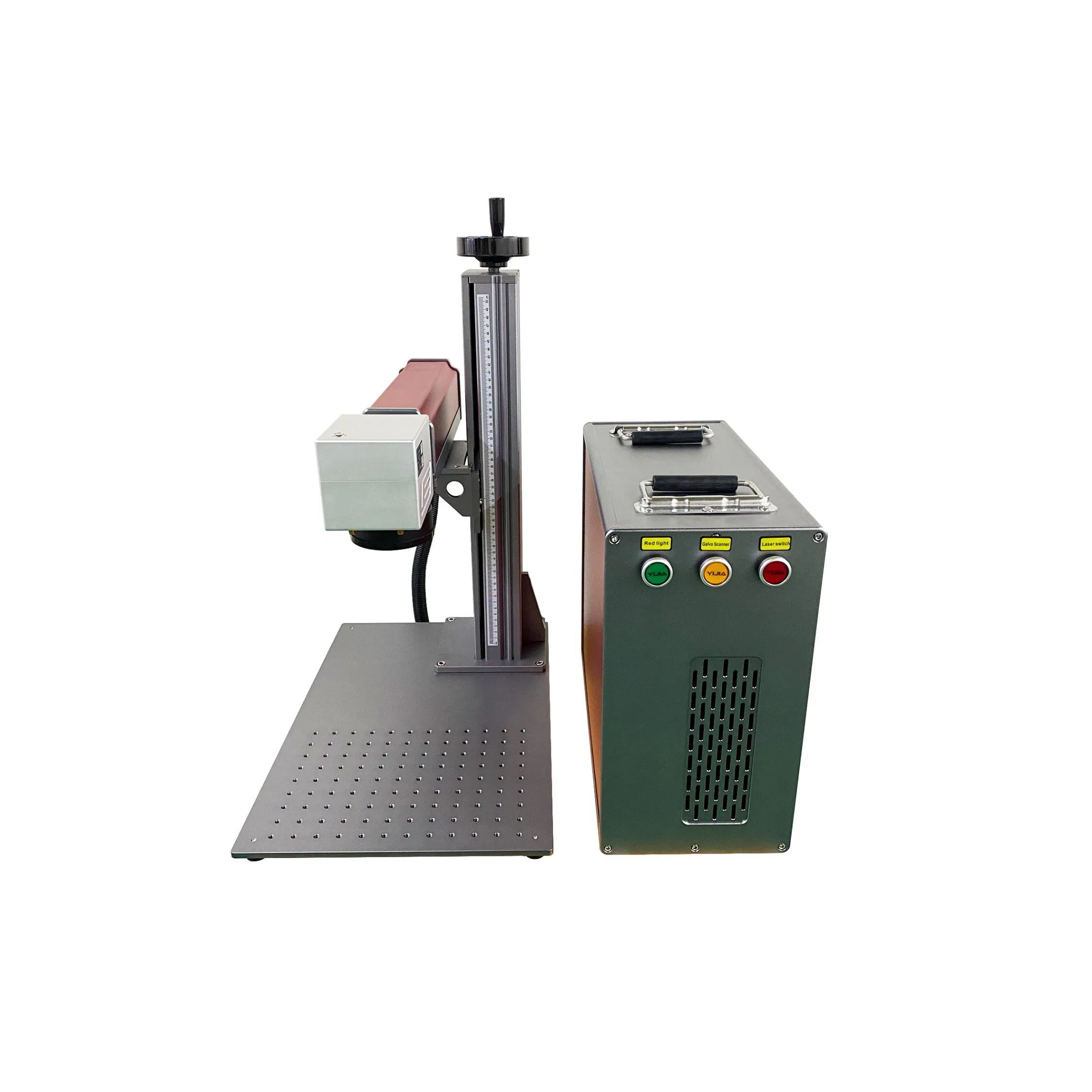Chinese Factory Supplies 20W-100W Fiber Laser Marking Equipment for Batch Numbers, Character Dates, Qr Codes, Aluminum/Stainless Steel Automotive Parts Marking