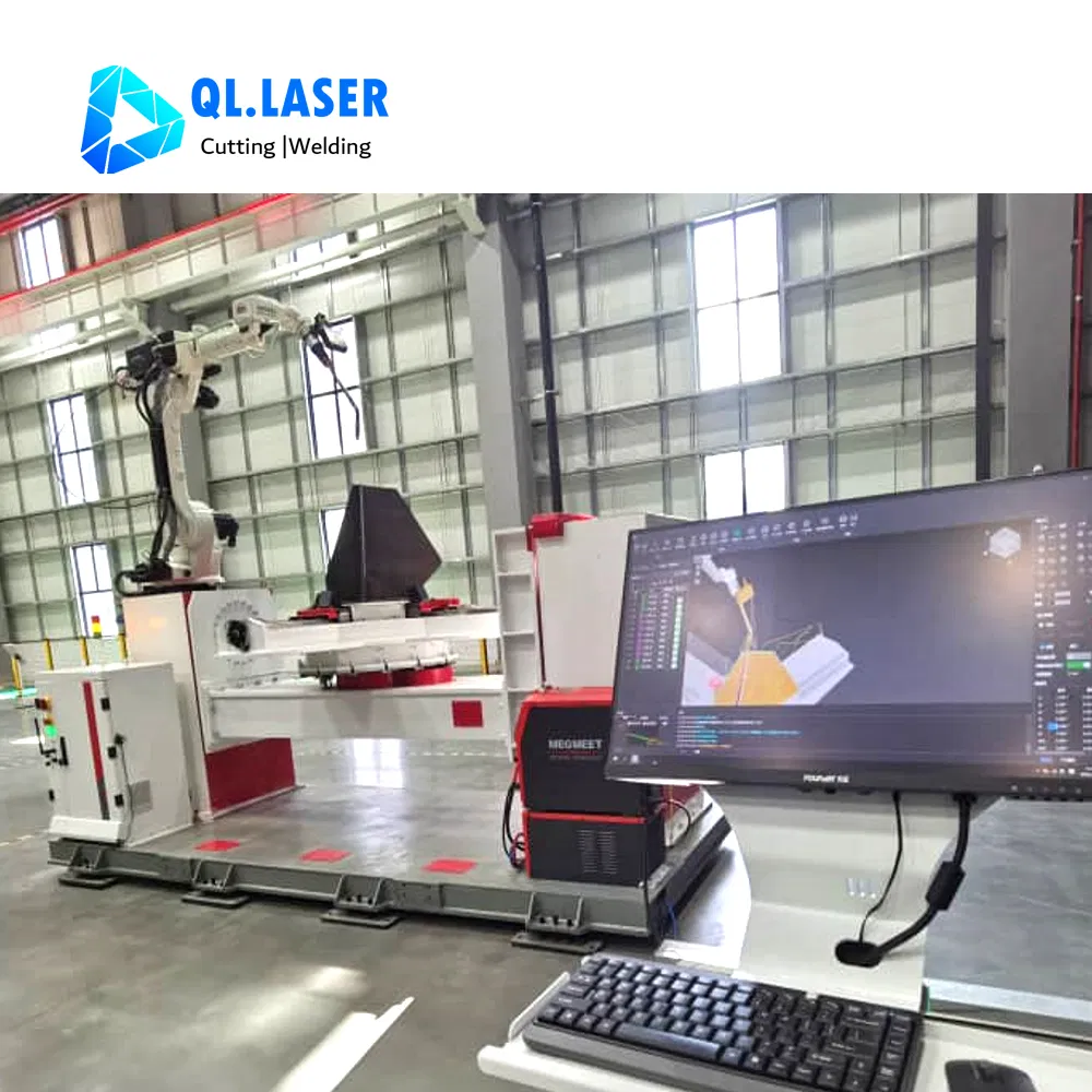 Advanced Technique Robotic Weld Cell for Steel Structure Industy with 3D Scanning Function