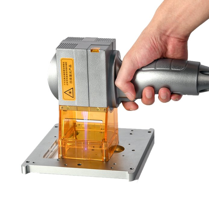 50W Desktop Fiber Laser Marking Equipment for Deep Metal Engraving