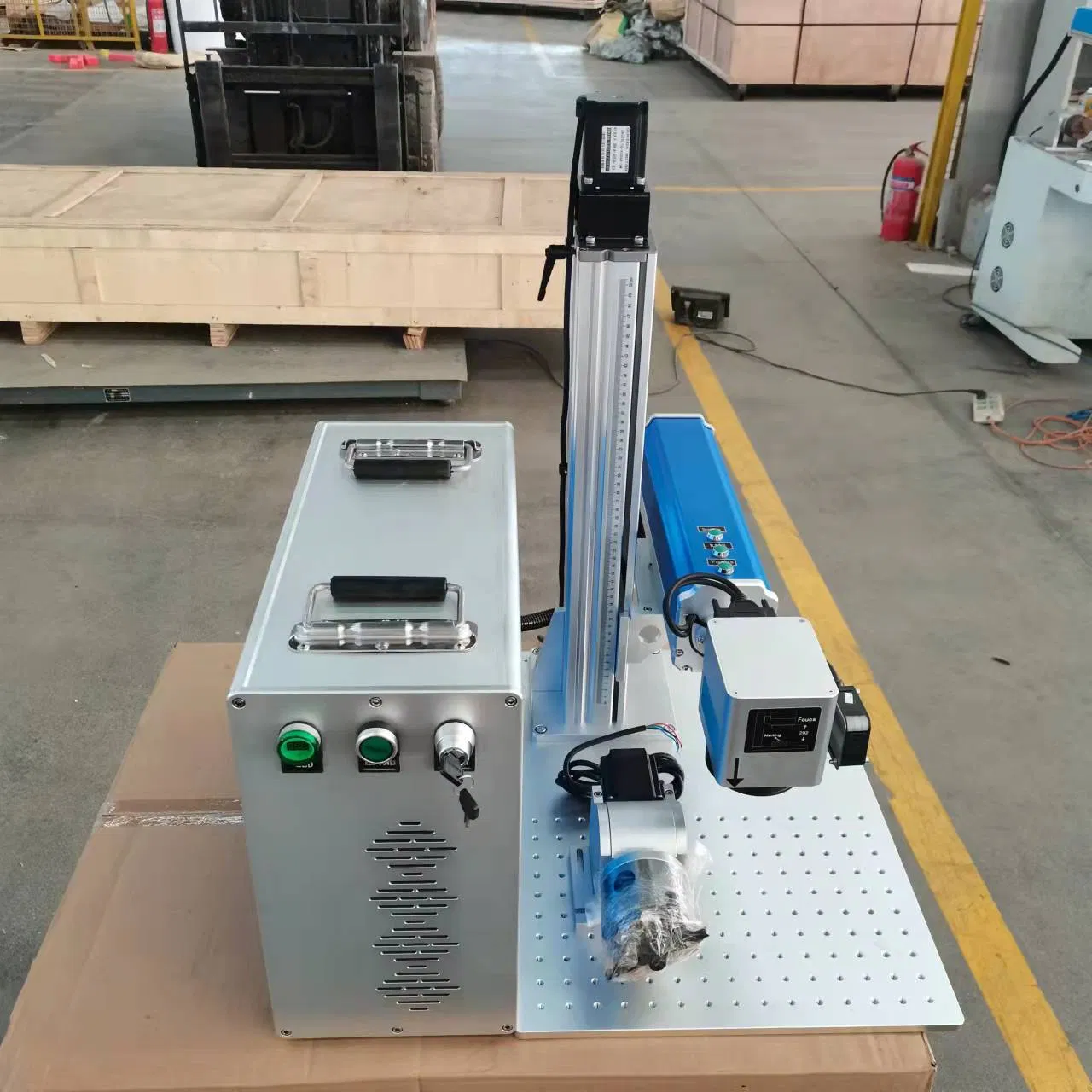 Portable 2.5D Metal Deep Engraving Fiber Laser Marking Machine with Fast Delivery