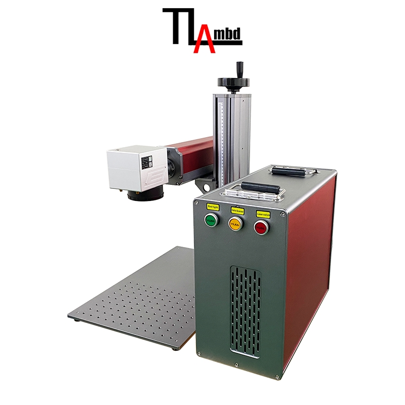 Chinese Factory Supplies 20W-100W Fiber Laser Marking Equipment for Batch Numbers, Character Dates, Qr Codes, Aluminum/Stainless Steel Automotive Parts Marking