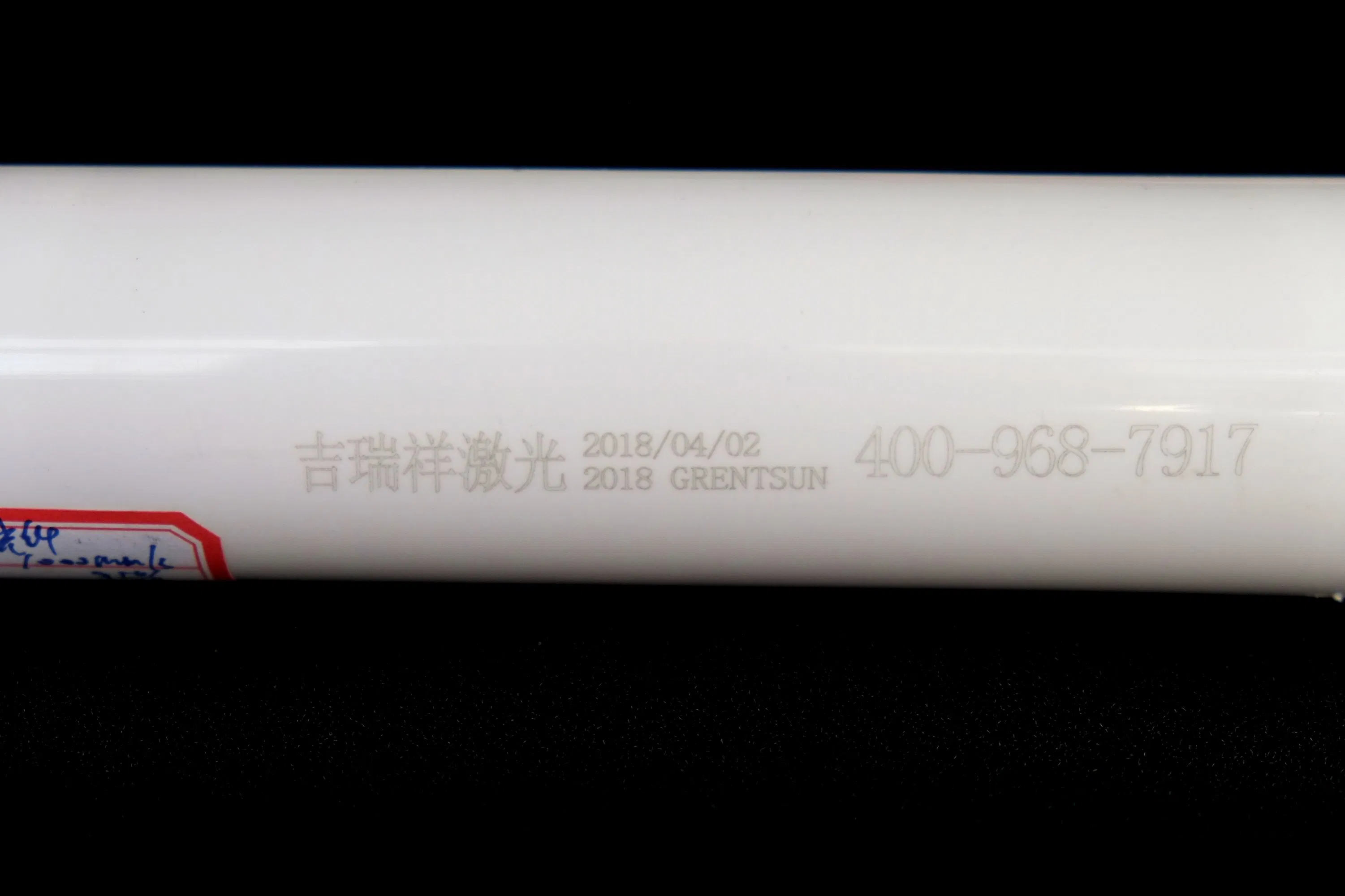 Black White PVC HDPE PPR Laser UV Marking Machine for Extrusion Line