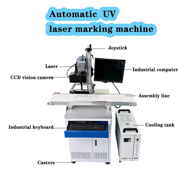 Lansu 5W UV Vision Laser Engraving System for PVC Plastic Applications