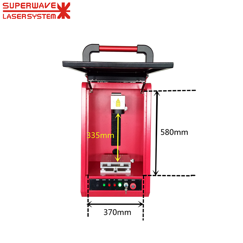 Portable Gold and Silver Cutting Machine Fiber Laser 50W Deep Engraving Jewelry Marking Portable Cutter and Engraver