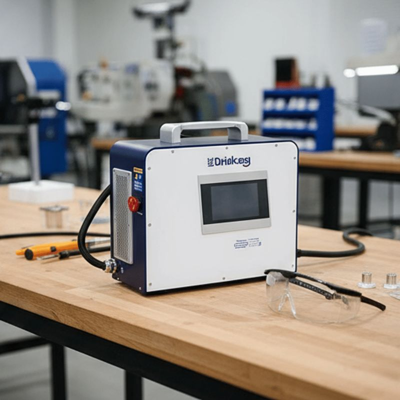 CNC Handheld Small Size Intelligent Portable Qcw Pulse Laser Spot Welding Equipment