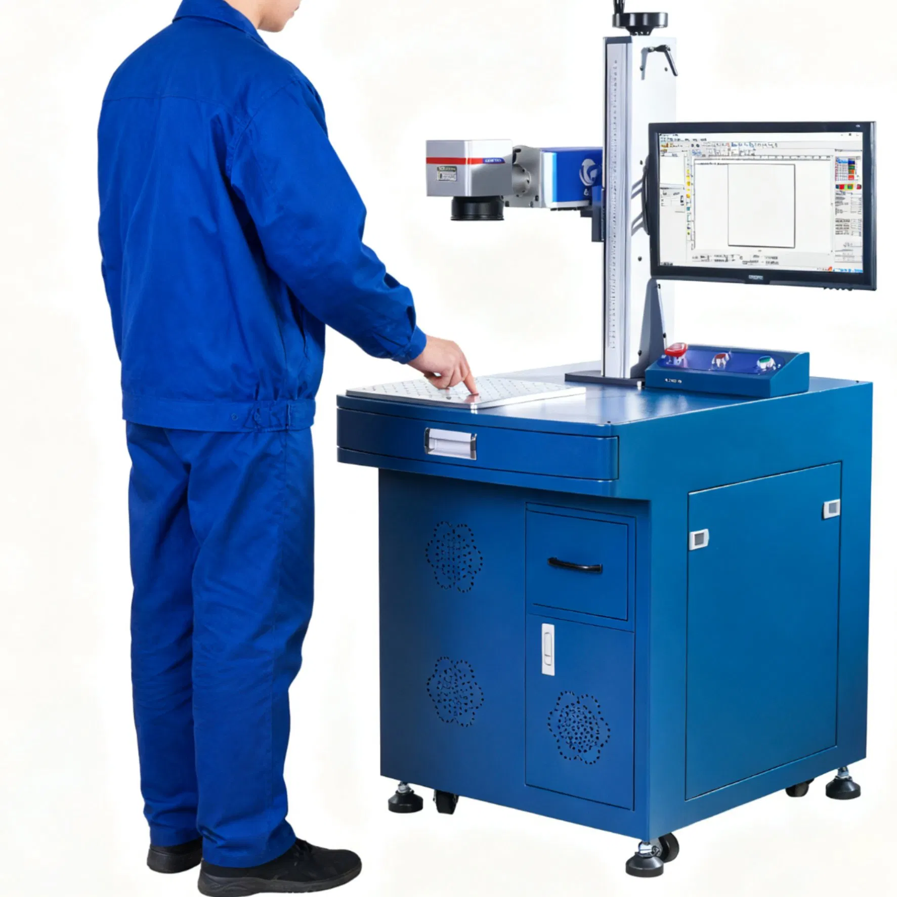 Versatile 20W 30W 80W Mopa Laser Marking System for All Materials