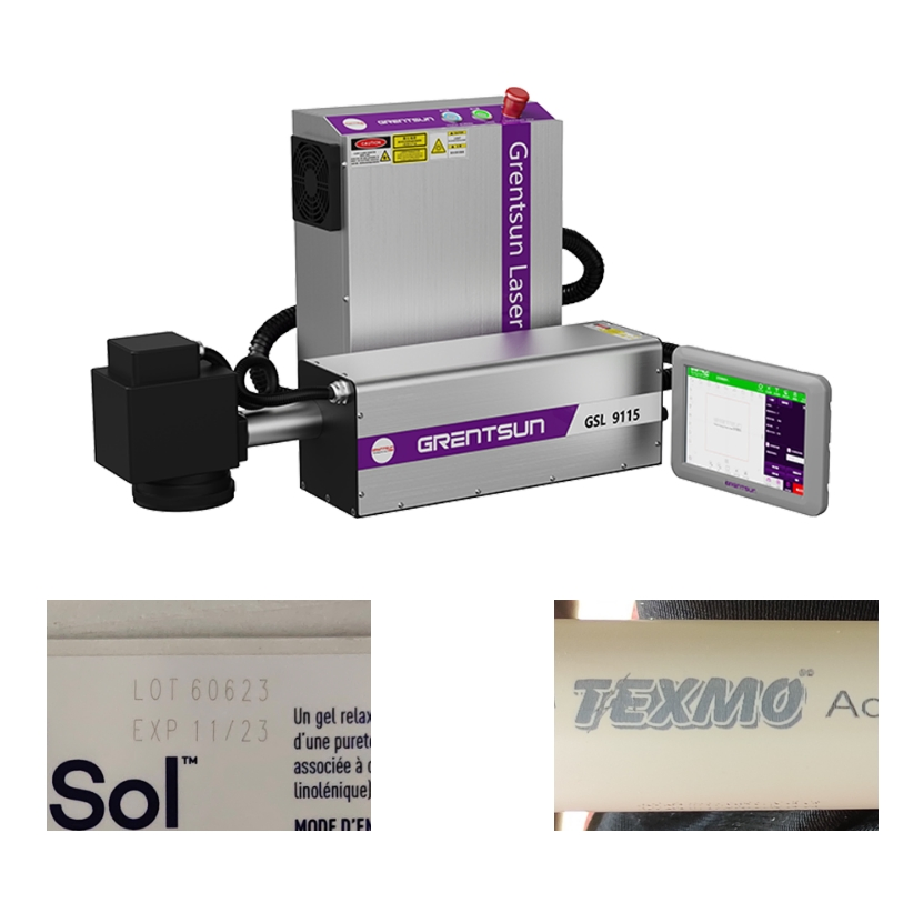 Factory Price UV Laser Marking Machine Dm Qr PP PE PVC Film