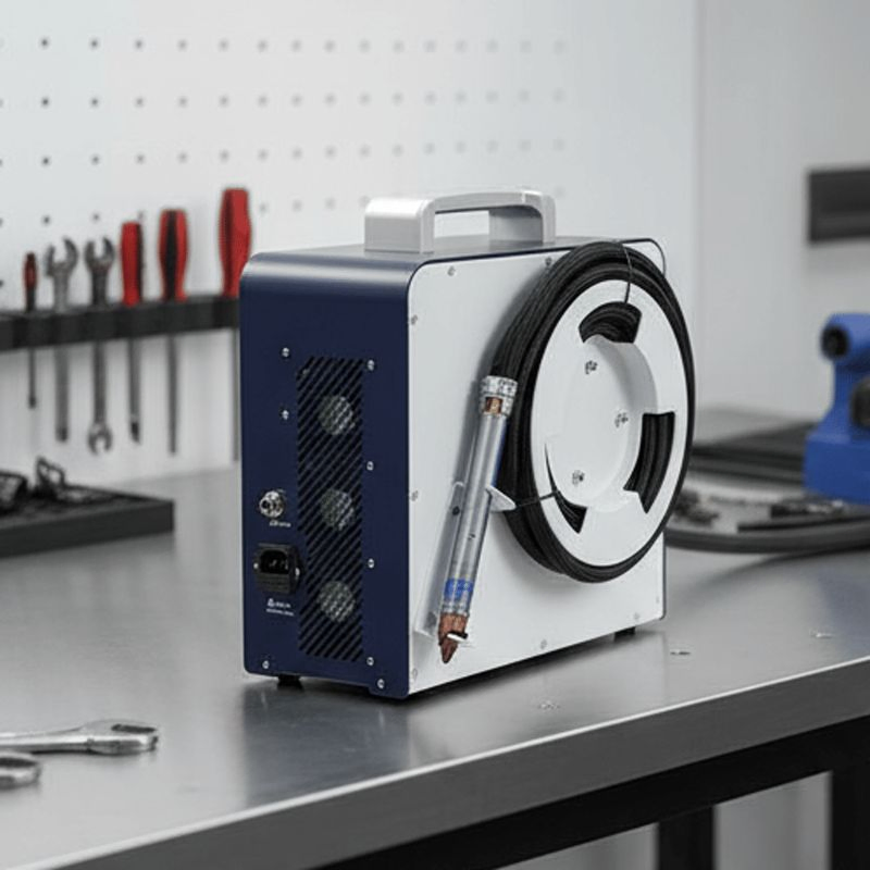 CNC Handheld Small Size Intelligent Portable Qcw Pulse Laser Spot Welding Equipment