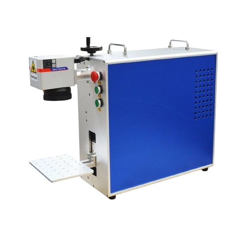 High Quality 18W Portable Industrial Laser Engraver Printer Air-Cooled Fiber Laser Marking Equipment New Condition