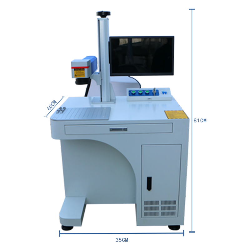 50W Low Power Consumption Desktop Fiber Laser Marking Equipment for Alloy Steel