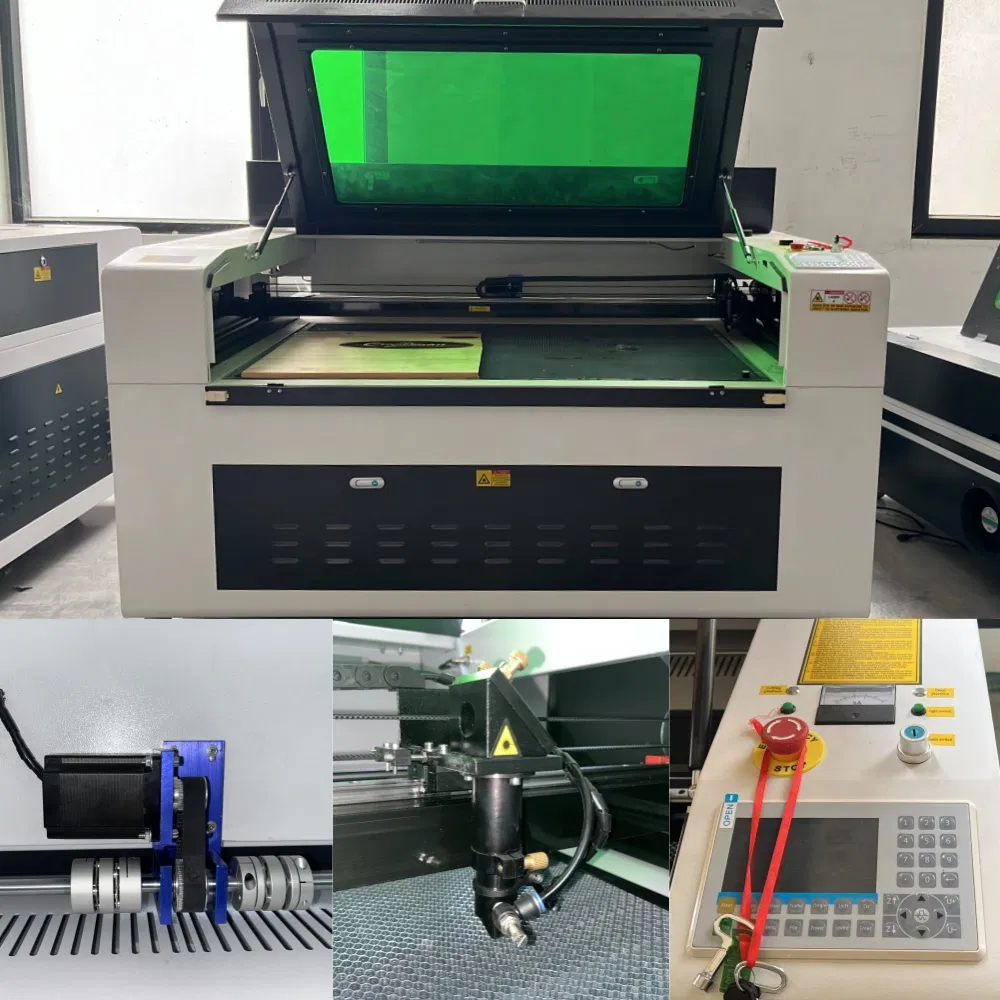 Kehui Large Area Non-Metal CO2 Machine Automatic Error-Free Engraving Mark Laser CNC Fiber Marking UV Cutting Engrave Cut 1610/1810/1490/1390/1080/9060/7050/640