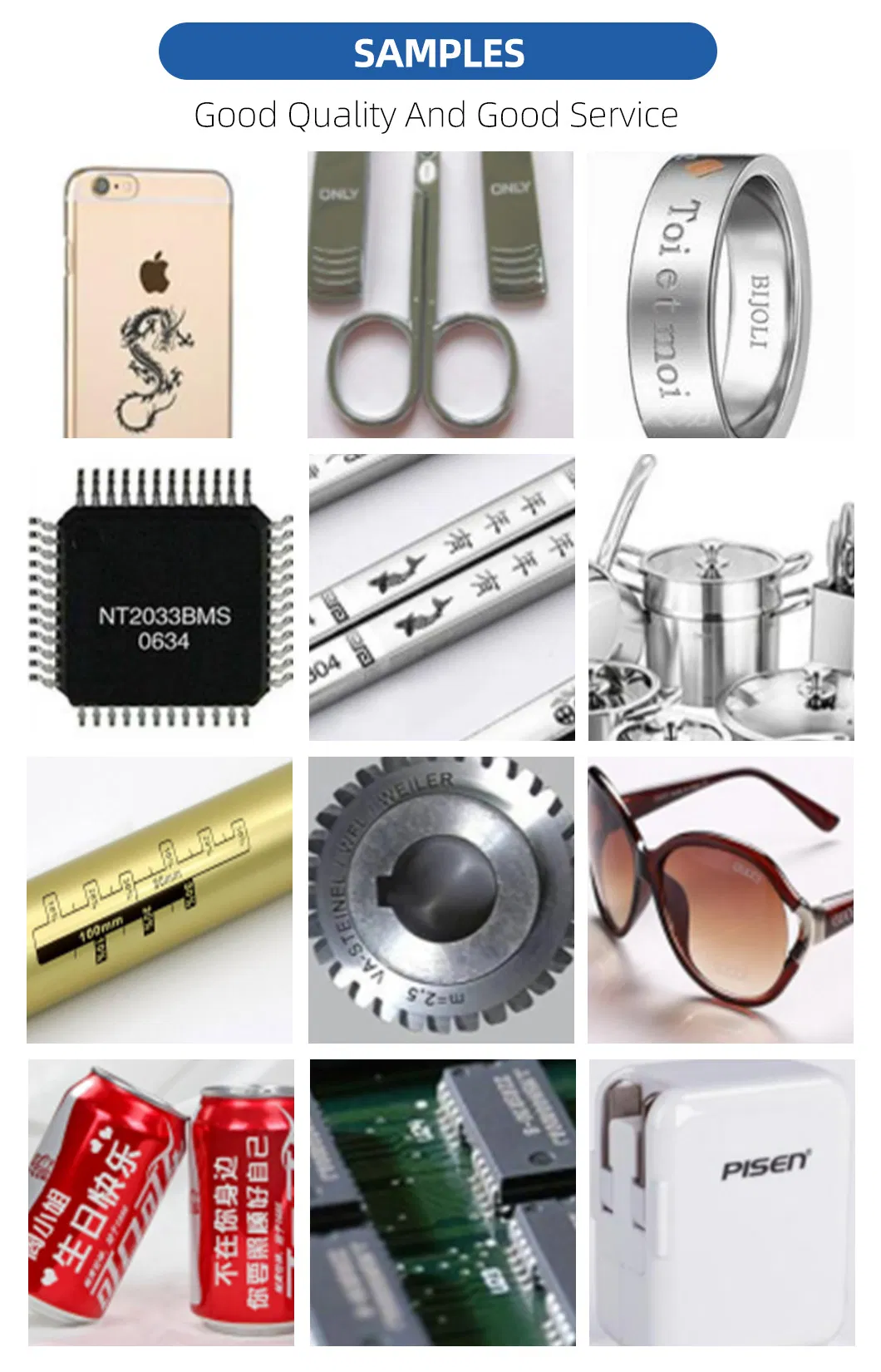 Laser Marking Samples