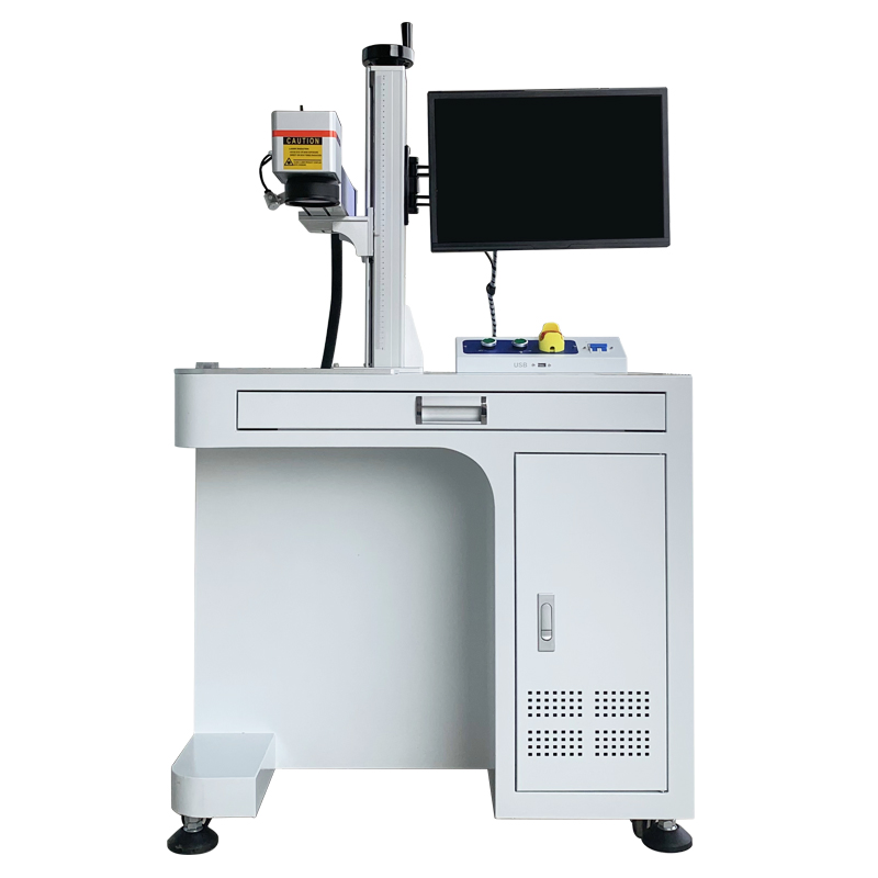 50W Low Power Consumption Desktop Fiber Laser Marking Equipment for Alloy Steel