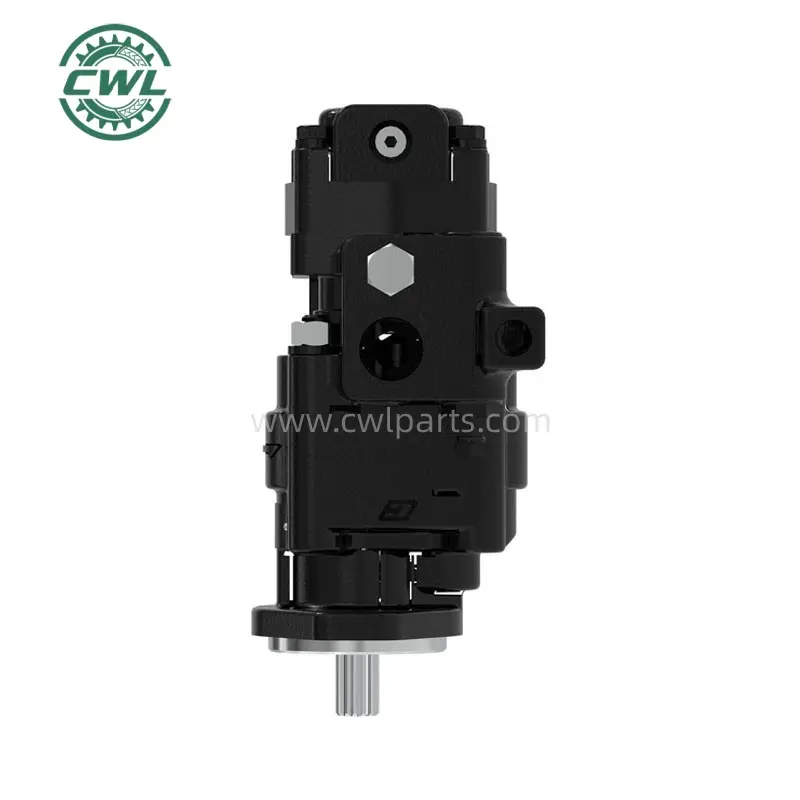 Custom AT331223 AT317640 Tandem Hydraulic External Gear Pump Replacement for John Deere Backhoe Loaders 310G, 310SG, 310SJ, 310SK, 310SL, 315 P, 315J, 315SG, 315SK, 315SL, 325J, 325SK Factory, Exporters