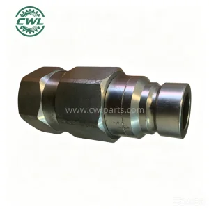 High-Quality 7246791 Male Flat Face Hydraulic Coupler | OEM Bobcat Construction Machinery Parts Supplier, Factory