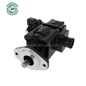 OEM AT331223 AT317640 Tandem Hydraulic External Gear Pump Replacement for John Deere Backhoe Loaders 310G, 310SG, 310SJ, 310SK, 310SL, 315 P, 315J, 315SG, 315SK, 315SL, 325J, 325SK Factory, Factories