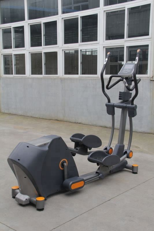 Commercial Grade Elliptical Machine Auto Generating Electricity System Large Stride 150kg Max Load