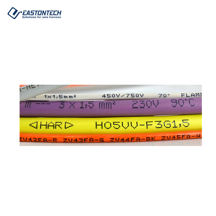 High-Precision Cable Cutting and Stripping Machine with Integrated Printer