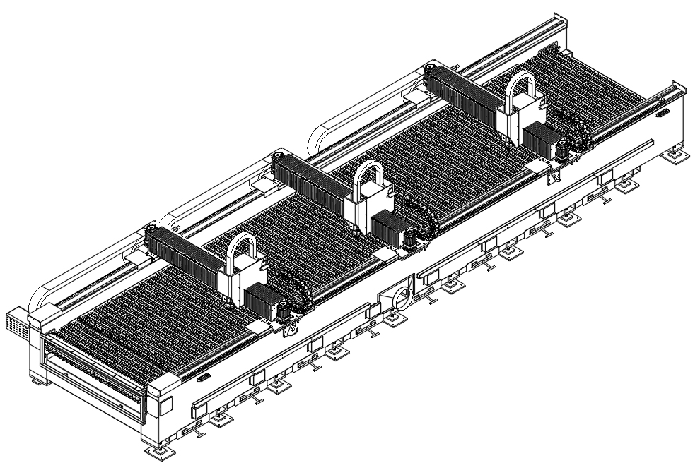 3000W-30000W Precision Laser Cutting Machine for Metal Coils and Thin Plates