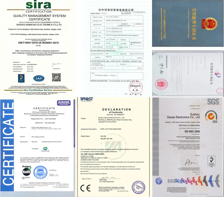 Certificates