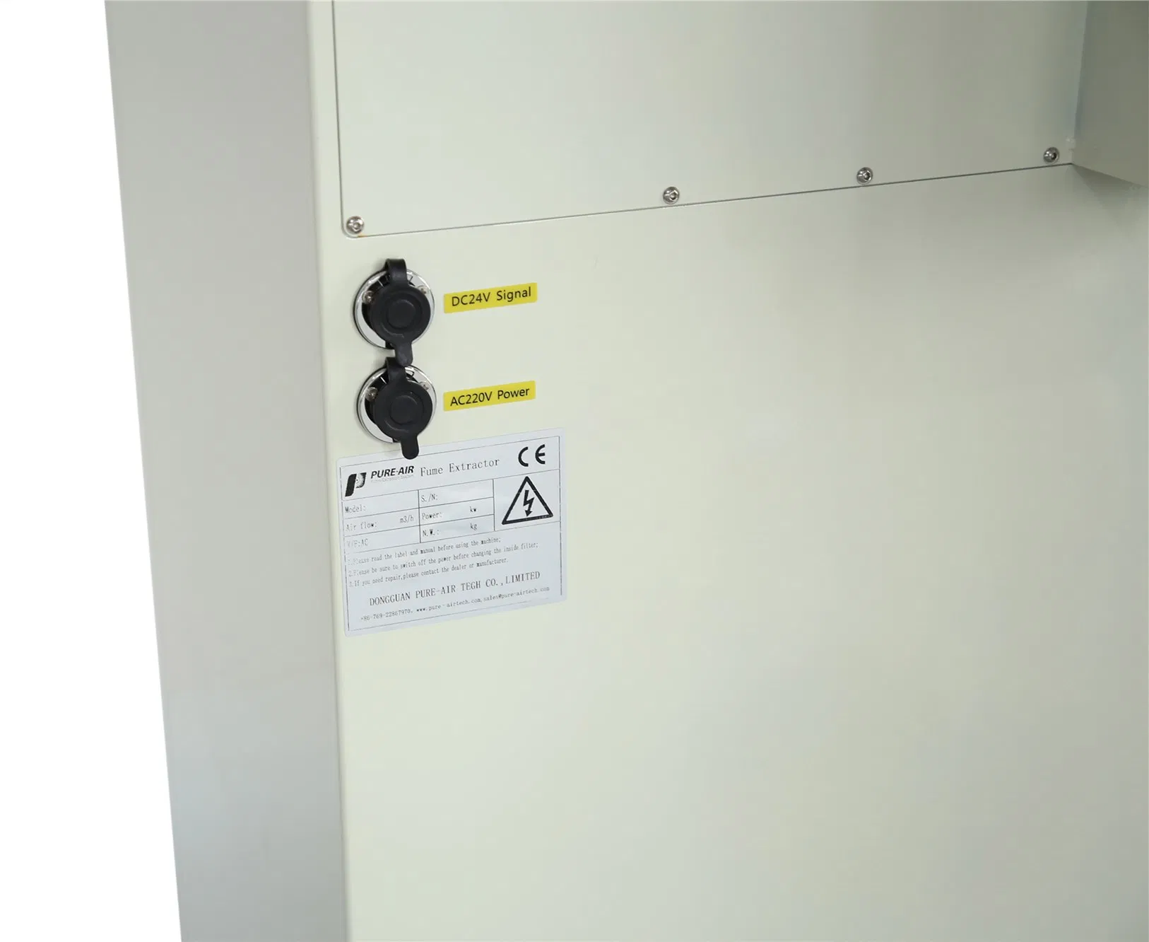 Pure-Air Laser Smoke Extractor System For CO2 Laser Cutting/Engraving Non-Metal