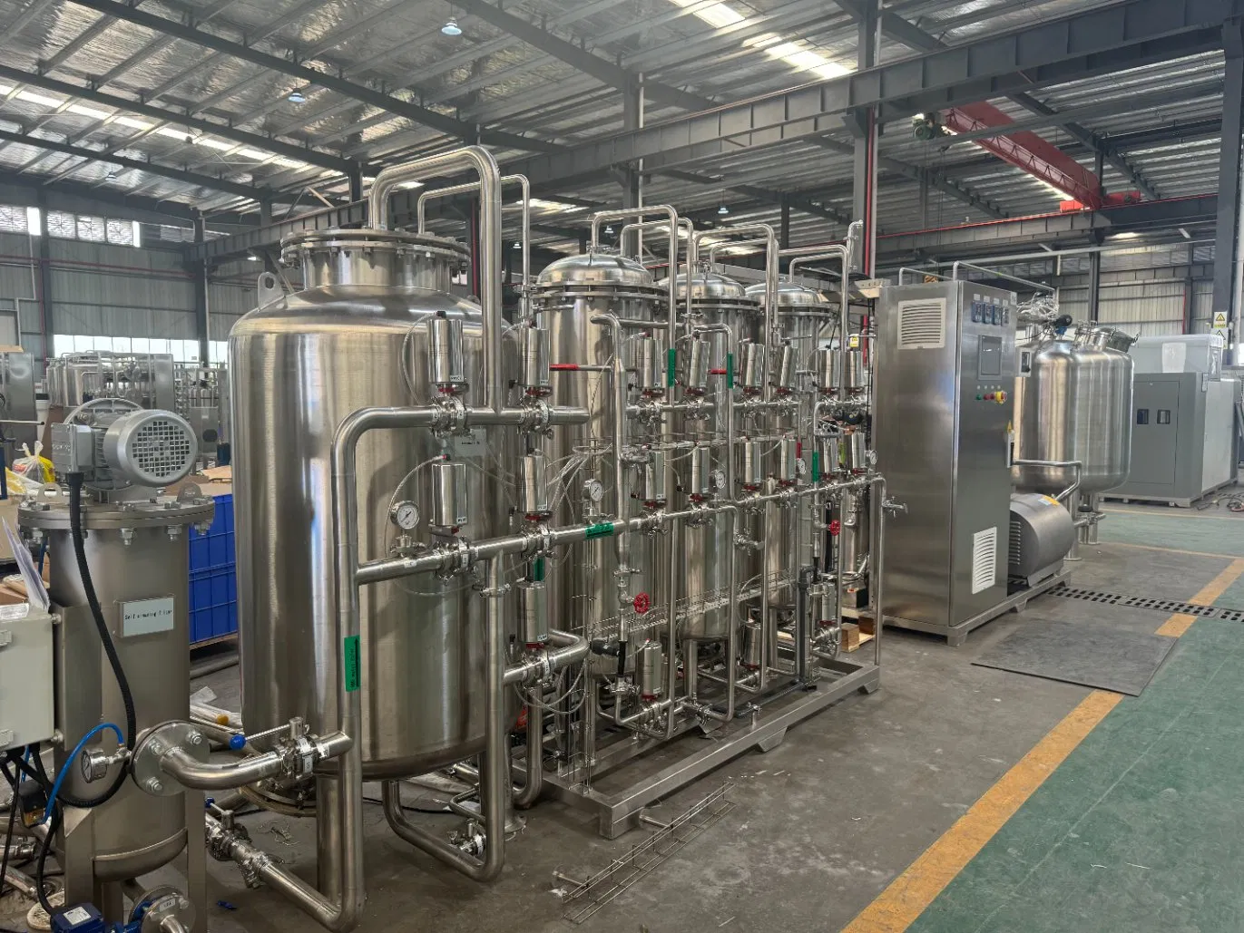 500lph Pharmaceutical Purified Water System Reverse Osmosis Machine Pw Water Equipment GMP /USP Certificates