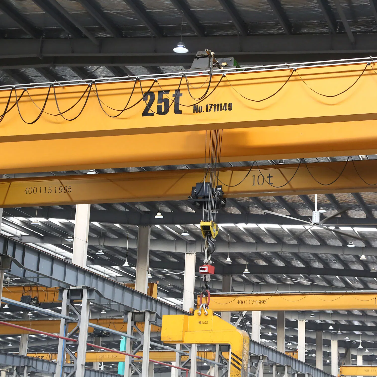 High-Level Configuration Electric Double Girder Overhead Crane System
