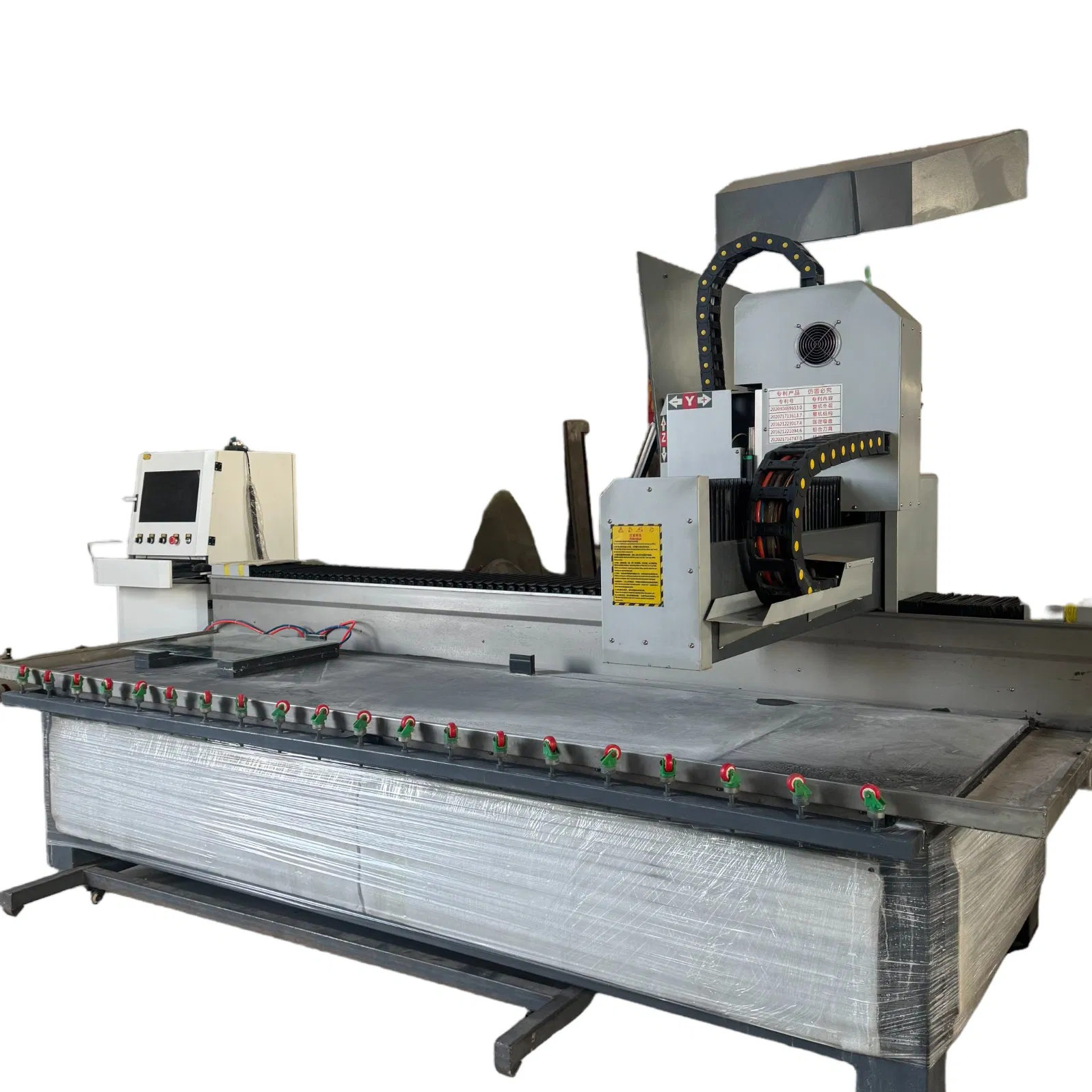 The Core Motor Assembly of The Fully Automatic Three-Axis CNC Glass Milling Machine Is Used for Cutting, Drilling, and Internal Edge Grinding.