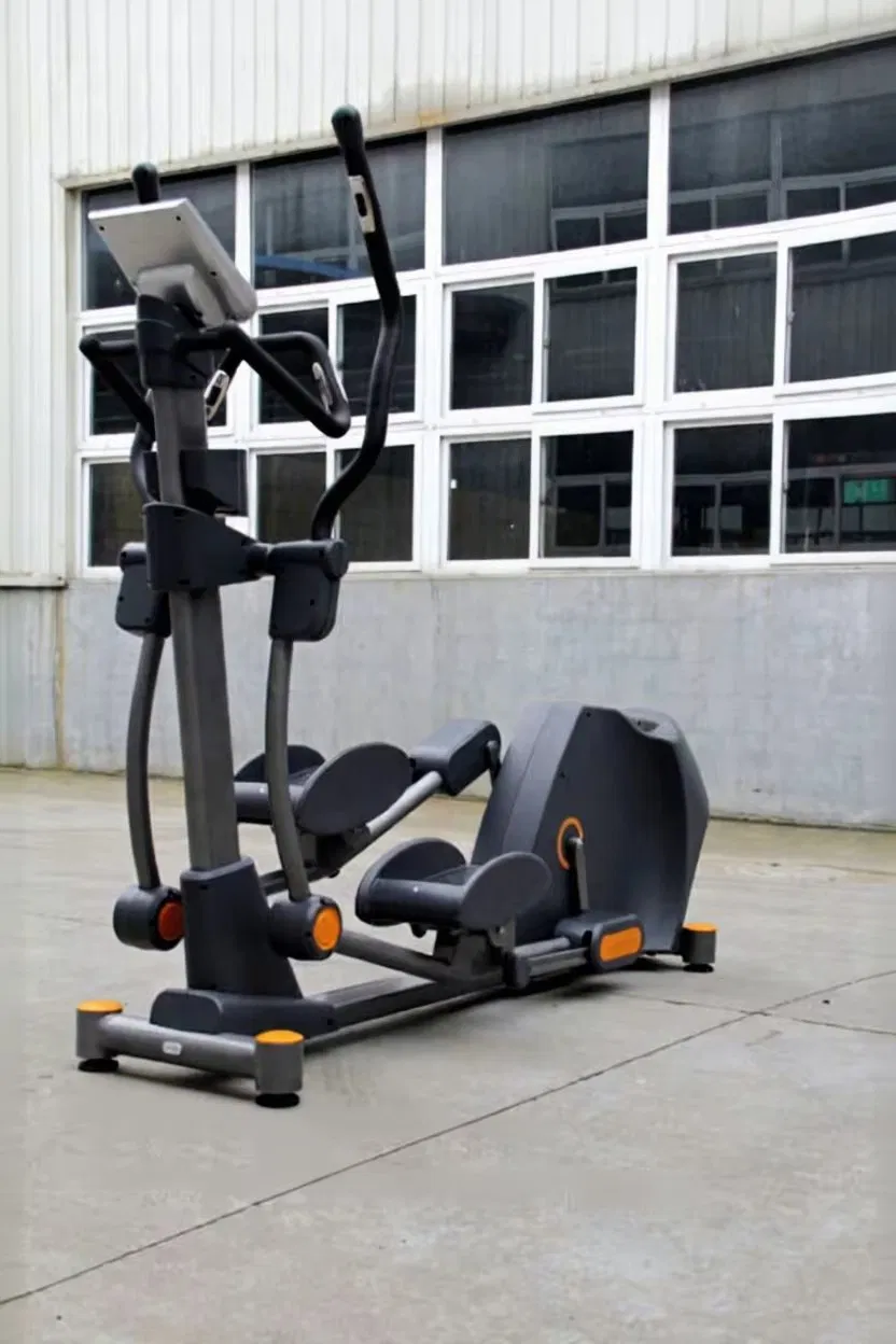 Commercial Grade Elliptical Machine Auto Generating Electricity System Large Stride 150kg Max Load