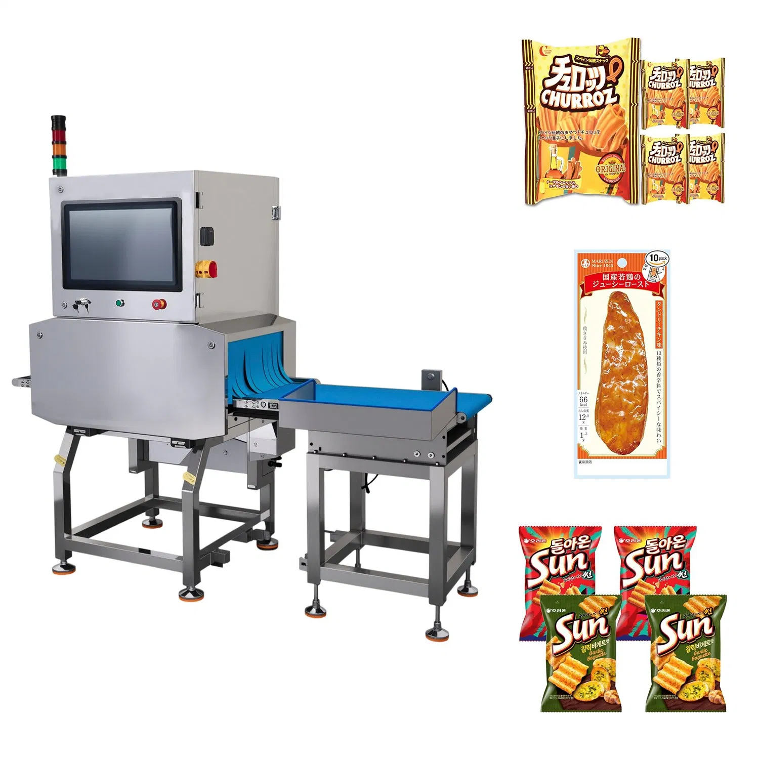 Jzxr Xr-500d X Ray Food Inspection Machine Detector Snack Food Bagged Equipment for Food Processing Line